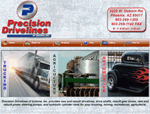 Tablet Screenshot of precisiondrivelines.com